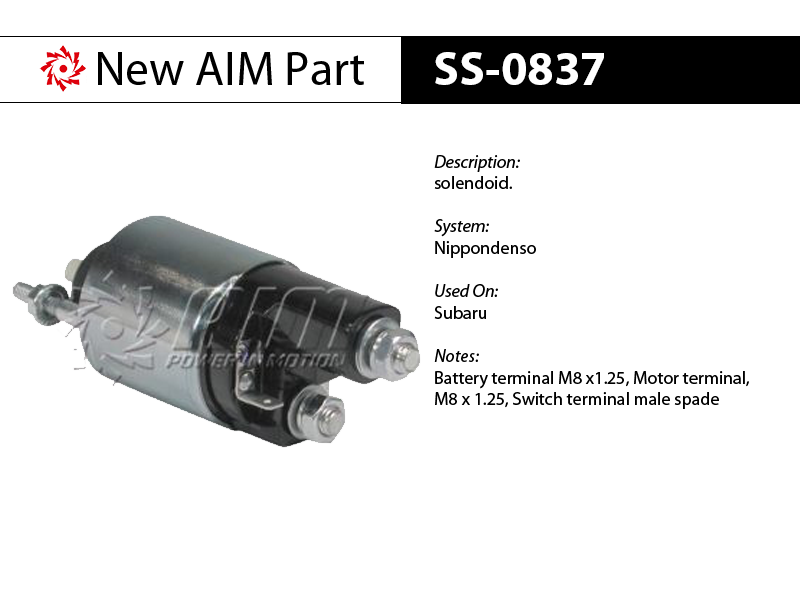 SS-0837 solenoid